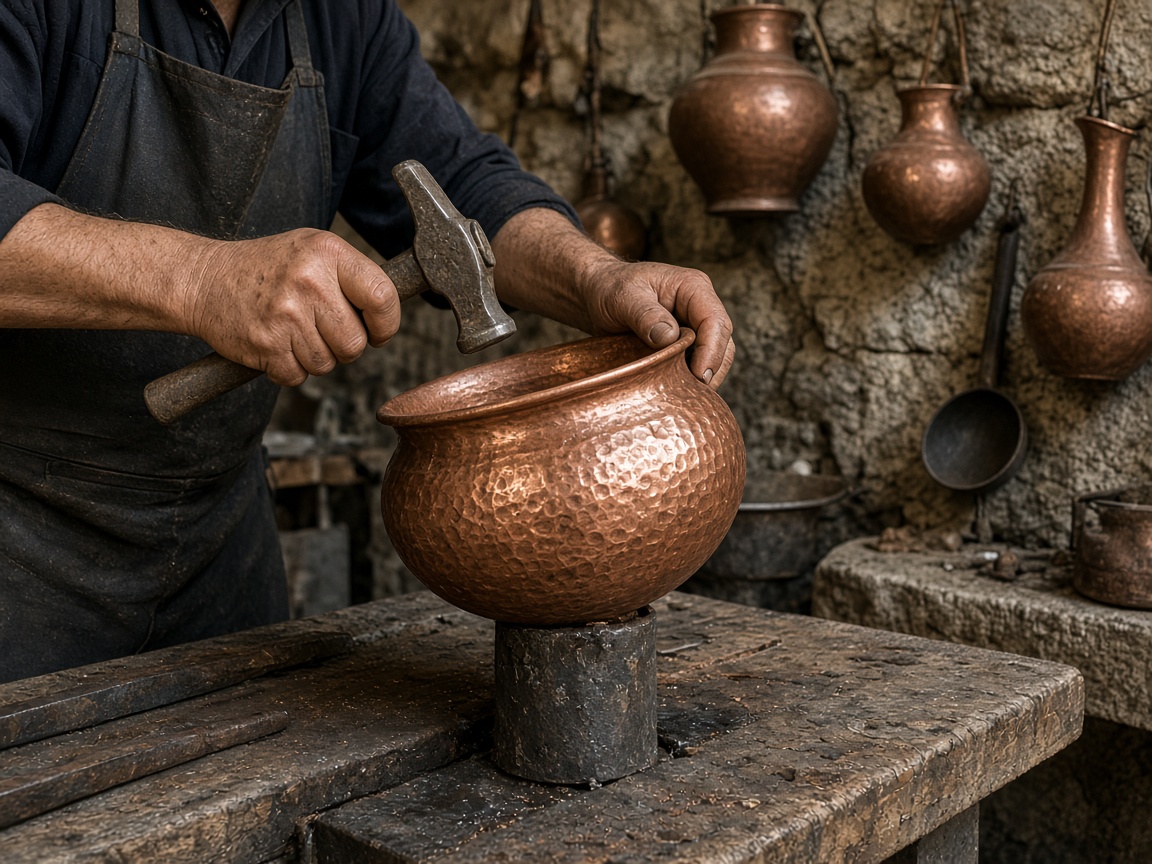 An hour at the copper bench