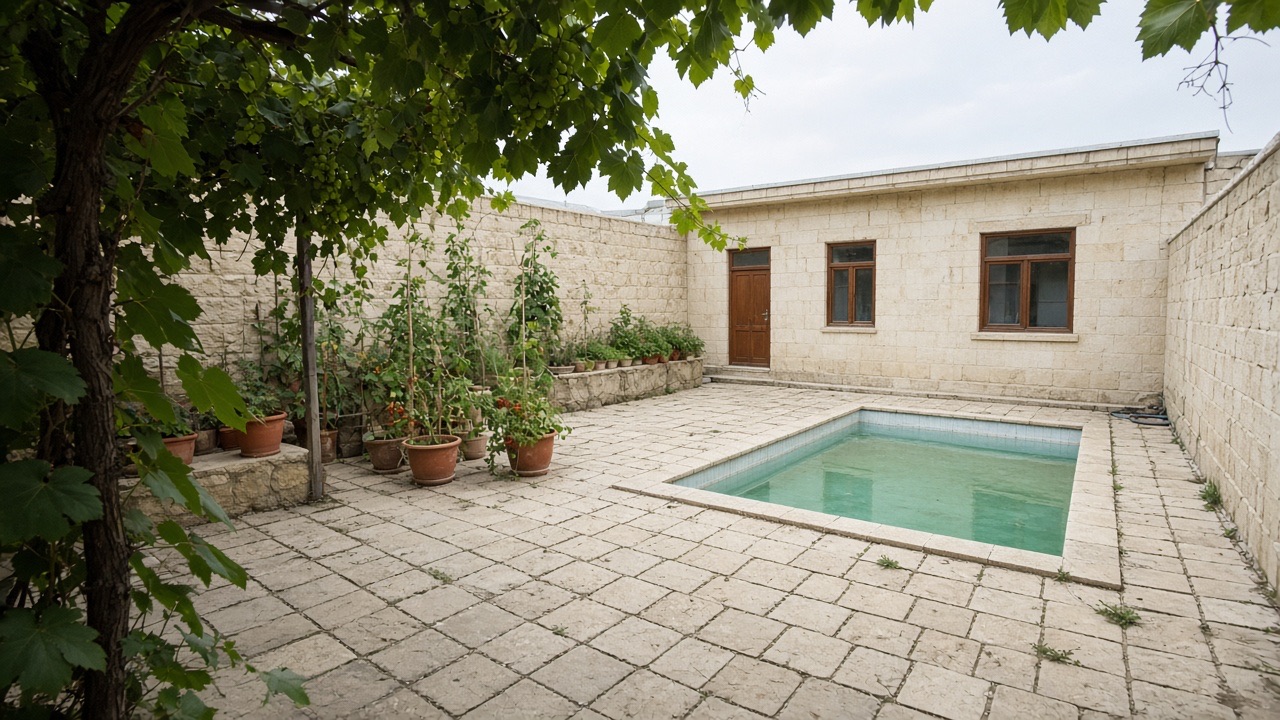 Courtyard villa in Bilgah