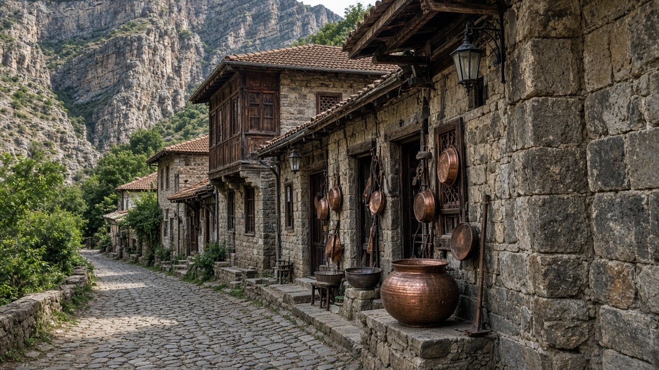 Copper house in Lahıc