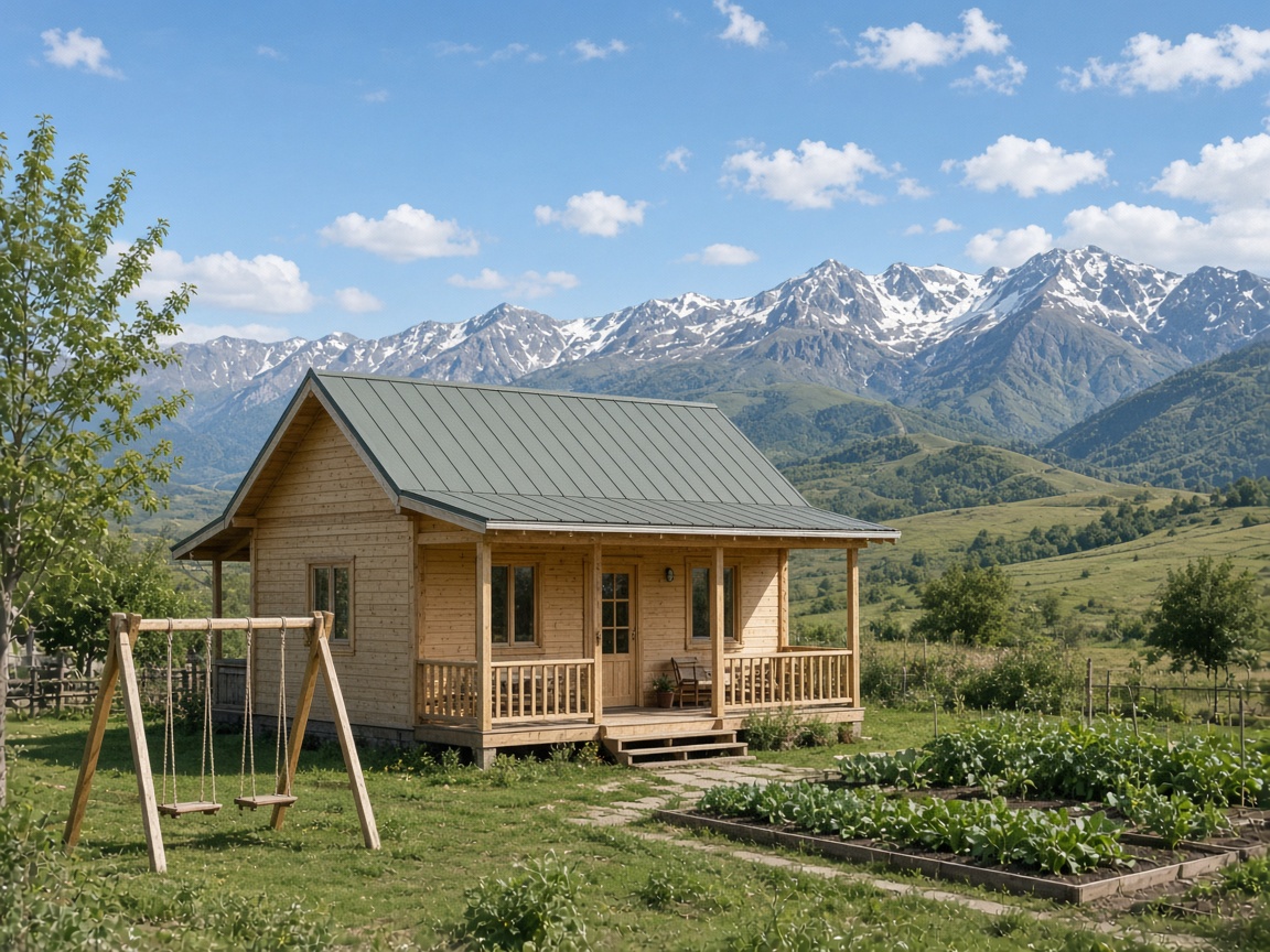 Meadow cabin in Qusar