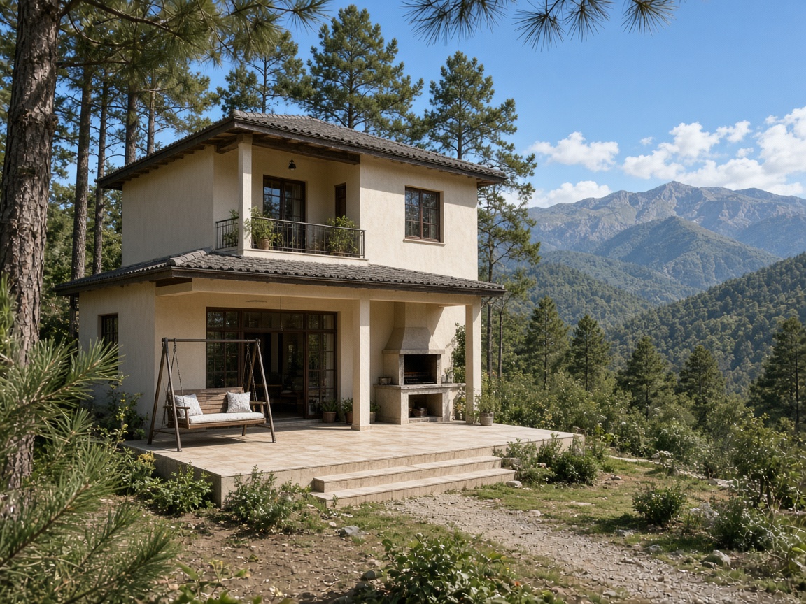 Garden house with a terrace in Hacıkənd