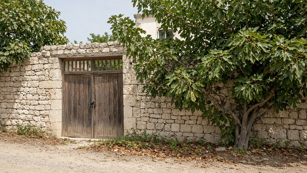 Bilgəh bağ evi — həyət