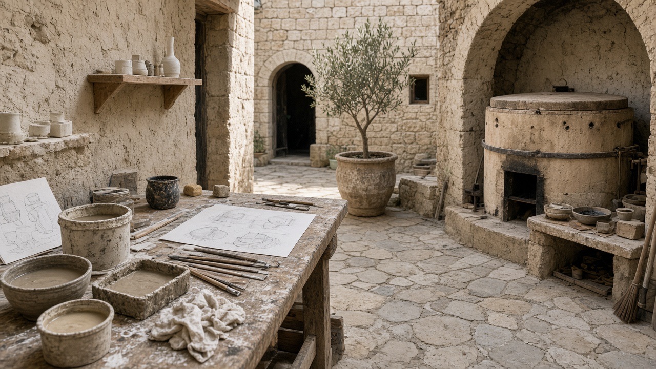 Dəniz kənarında rəssam evi — ev
