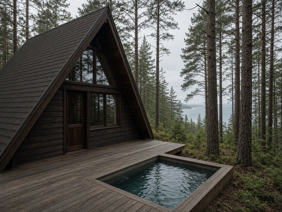 Pine A-frame above Nabran beach